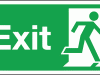 Heading for the exit